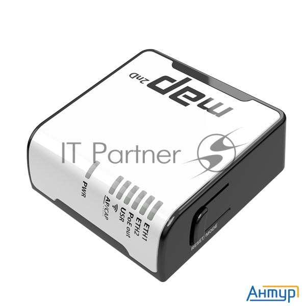 Беспроводной маршрутизатор Mikrotik Rbmap2nd 802.11n 300mbps 2.4 ГГц -1xlan Poe белый