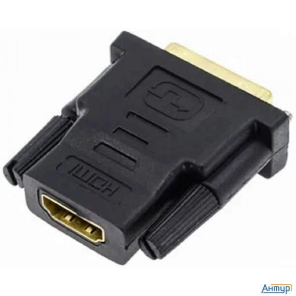 Bion Переходник Hdmi-dvi 19f/19m (мама-папа), позолоченные контакты, черный [bxp-a-hdmi-dvi-2]