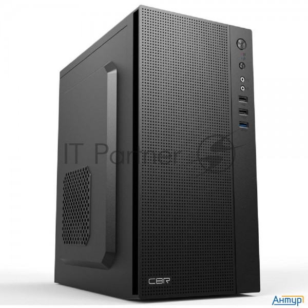 Корпус Matx Minitower Cbr Mx12, C БП Psu-atx500-08ec (500w/80mm), 1*usb 3.0, 2*usb 2.0, Hd Audio+mic
