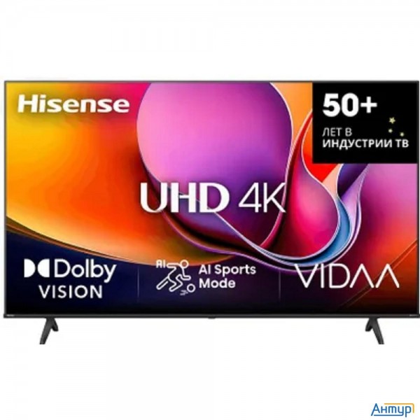 Hisense 43" 43a6q Frameless черный 4k Ultra Hd 60hz Memc Dvb-t Dvb-t2 Dvb-c Dvb-s Dvb-s2 Usb Wifi Sm