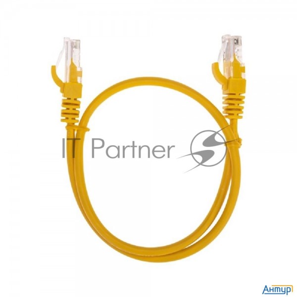 Патч-корд U/utp, Cat 5e, Rj45-rj45, 26awg, Zh нг(А)-hf, желтый, 0, 5м  Rexant