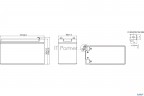 Аккумуляторная батарея Wbr Hr 1234 W F2  12v, 9ah
