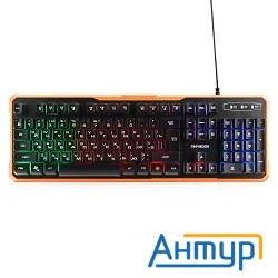 Гарнизон Клавиатура игровая Gk-320g черный Usb, подсветка, код "survarium", антифантомные клавиш