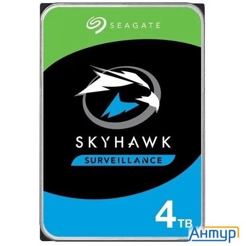 4tb Seagate Skyhawk (st4000vx016) {serial Ata Iii, 5400 Rpm, 256mb, для видеонаблюдения}