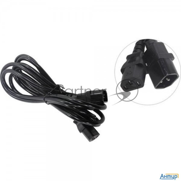 Кабель монитор-компьютер (ups->уст-во) Exegate Power Ec-3p (С13->С14) Vde-250v-3*1,0-cu, 10a, 3м