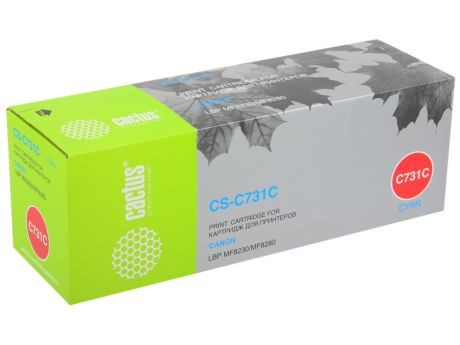 731c Тонер Картридж Cactus Cs-c731c голубой для Canon Laserbase Mf8230 I-sensys/mf8