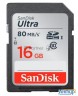Флеш карта Sdhc 16gb Class10 Sandisk Sdsdunc-016g-gn6in Ultra 80