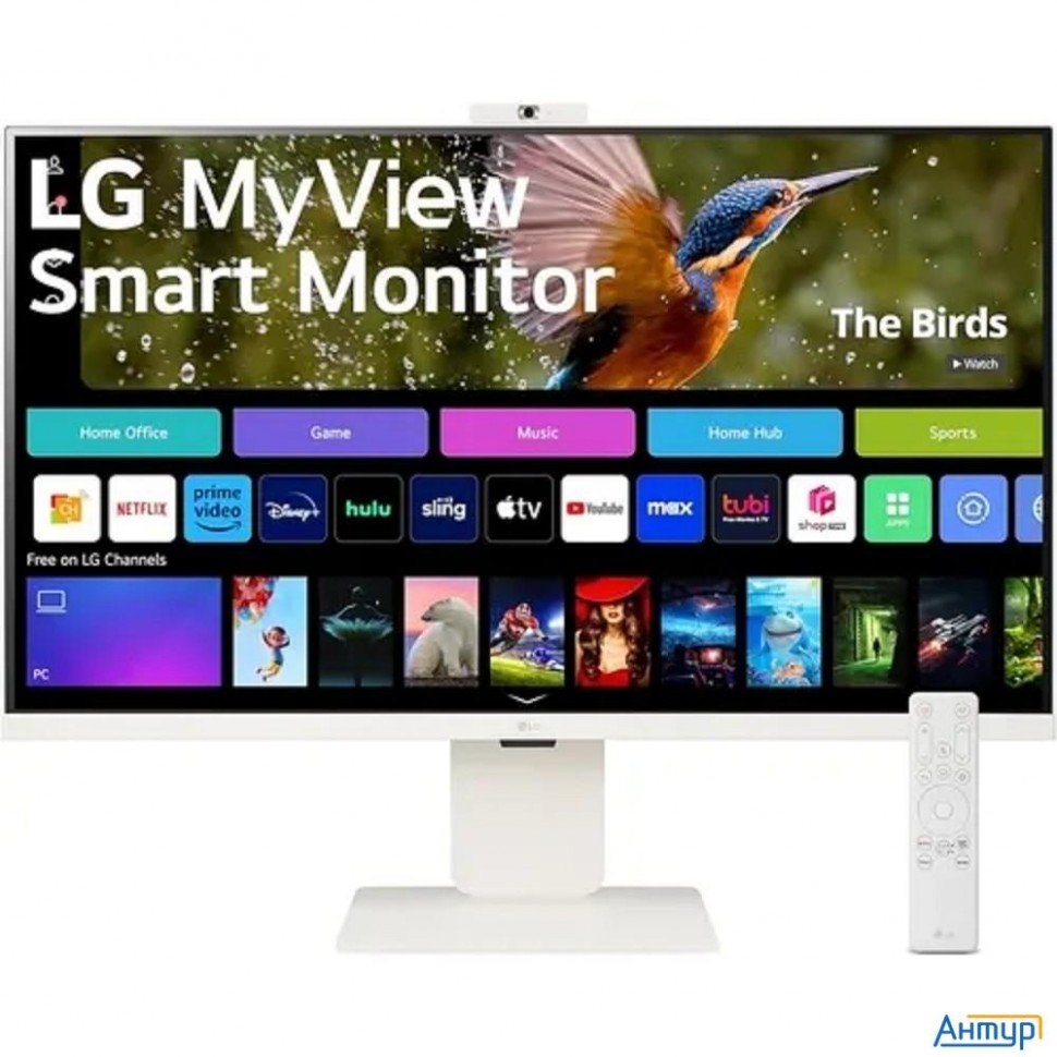 Lcd Lg 31.5" 32sr85u-w Smart Monitor {ips 3840x2160 60hz 5ms 400cd 16:9 178/178 2x5w Webcamera Usb-c