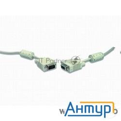 Кабель Gembird/cablexpert Cc-ppvga-15m, Кабель Vga Premium ,15m/15m,15м, тройн. экран,феррит. кольца