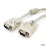 Кабель Gembird/cablexpert Cc-ppvga-15m, Кабель Vga Premium ,15m/15m,15м, тройн. экран,феррит. кольца