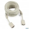 Кабель Gembird/cablexpert Cc-ppvga-15m, Кабель Vga Premium ,15m/15m,15м, тройн. экран,феррит. кольца