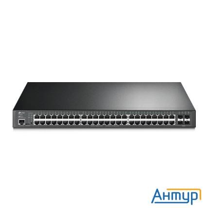 Tp-link Sg3452p Управляемый коммутатор Jetstream уровня 2+ с 48 гигабитными портами Poe+ и 4 портами