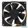 Вентилятор Gembird Fancase/ball-3100, 80x80x25, подшипник, 3 Pin, провод 30 см, 3100 об/мин