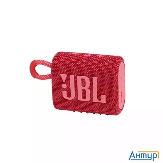 Колонка порт. Jbl Go 3 красный 3w 1.0 Bt (jblgo3red)