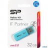 Флеш Диск Silicon Power 32gb Helios 101 Sp032gbuf2101v1b Usb2.0 синий