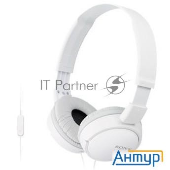 Гарнитура мониторы Sony Mdrzx110apw.ce7 1.2м белый проводные (оголовье)