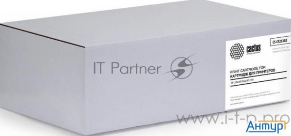 Тонер Картридж Cactus Cs Cf283a черный для Hp Laserjet Pro Mfp M125nw, Mfp M127fw  1500стр.