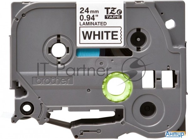 Картридж Brother Tze-251 (24мм, черный шрифт, белый фон, 8м) для P-touch