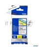 Картридж Brother Tze-251 (24мм, черный шрифт, белый фон, 8м) для P-touch