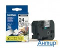 Картридж Brother Tze-251 (24мм, черный шрифт, белый фон, 8м) для P-touch
