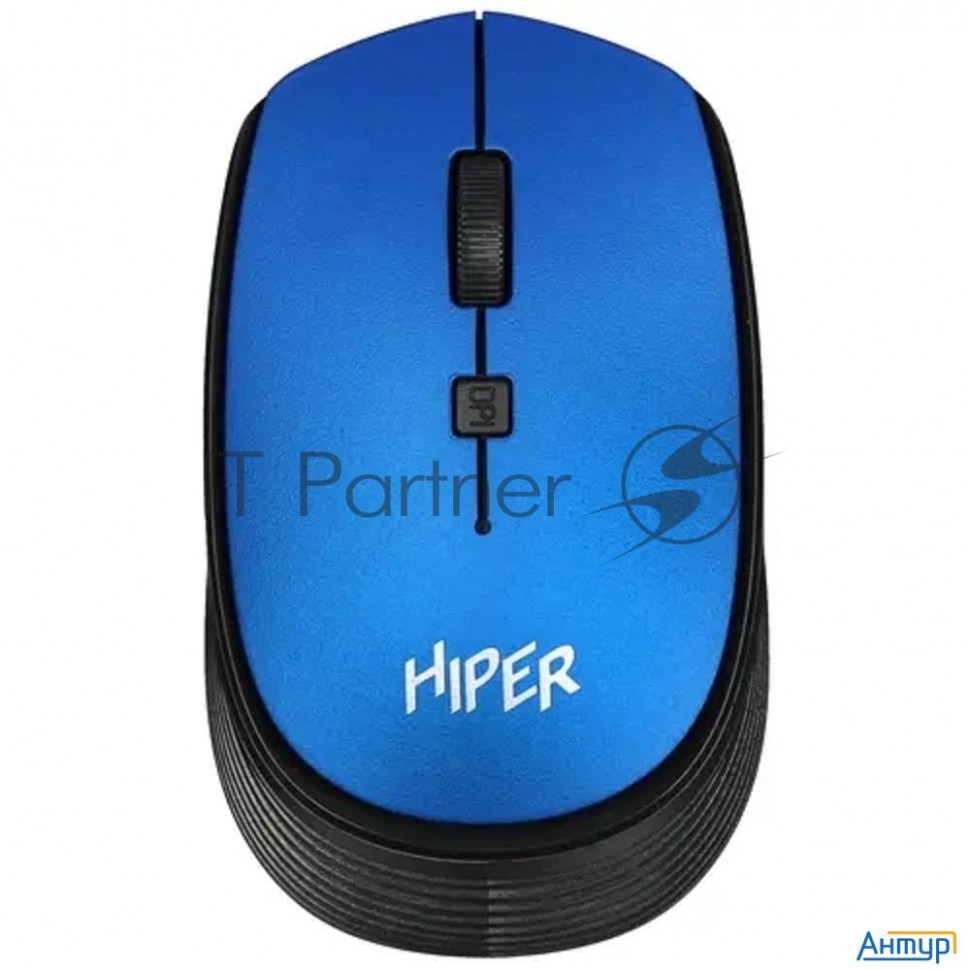 Мышь Hiper беспроводная Homw-083 {1600dpi, синий, Usb, 4кнп}