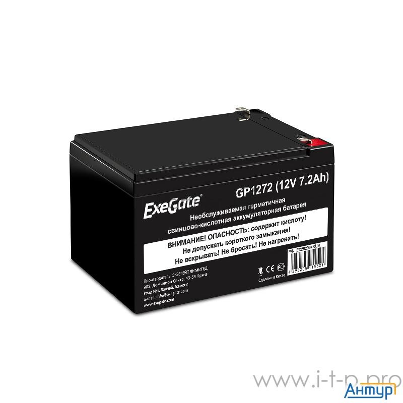 Exegate Gp1272  12v 7.2ah , клеммы F2