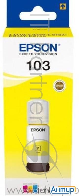 Epson C13t00s44a Контейнер с желтыми чернилами для L3100/3101/3110/3150/3151, 65 мл.