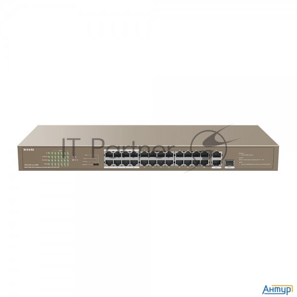 Коммутатор Tenda Tef1126p-24-250w 26-Портовый  без управления Fe C 24 портами Poe