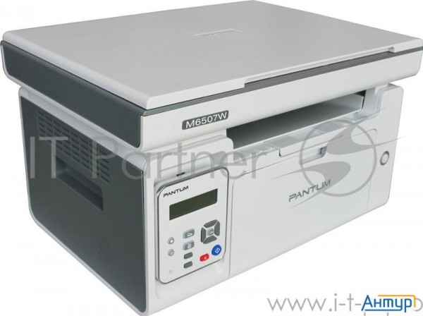 МФУ лазерный Pantum M6507w A4 Wifi серый (лазерное, ч.б., копир/принтер/сканер, 22 стр/мин, 1200?120