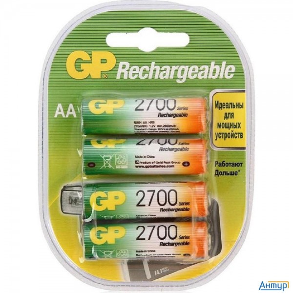 Gp 270aahc-2decrc4  (4 шт. в уп-ке)  аккумулятор