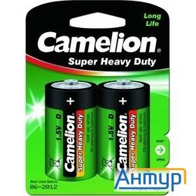 Camelion  R20  Bl-2 (r20p-bp2g, батарейка,1.5В)  (2 шт. в уп-ке)