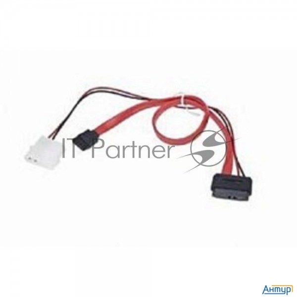 Кабель Gembird/cablexpert Кабель Combo Minisata , Molex+sata/minisata, 6pin+7pin, (длина инт-35см, п