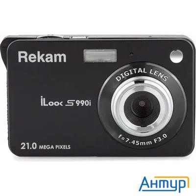 Rekam Ilook S990i черный 21mpix 2.7" 720p Sdhc/mmc Cmos Is El/li-ion