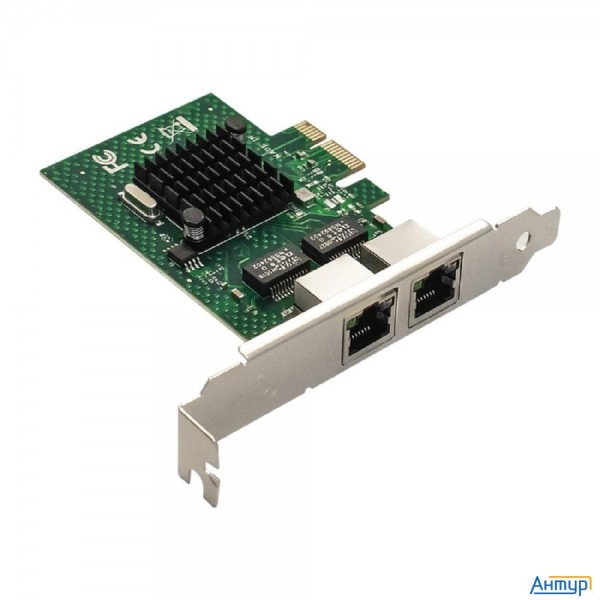 Exegate Ex293452rus Сетевой адаптер Exegate Exe-bcm5720 (pci-e X1 V2.0, порты 2xrj45, 10/100/1000mbp