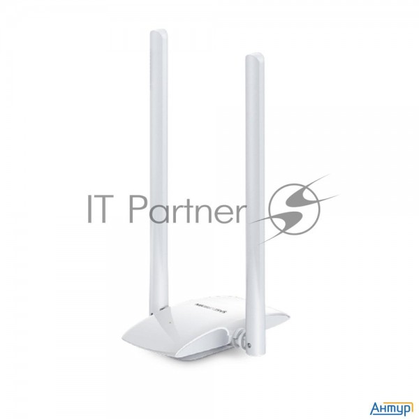 Сетевой адаптер Wifi Mercusys Mw300uh Usb 2.0 (ант.внеш.несъем.) 2ант.