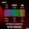 Клавиатура Acer Nitro Okw303 механическая черный Usb For Gamer Led (zl.kbdcc.01d)