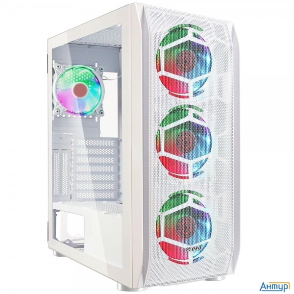 Ginzzu Gl 390 боковая дверца закаленное стекло на петлях на магнитах, Controller Crc10, 4* 12r6w Fan