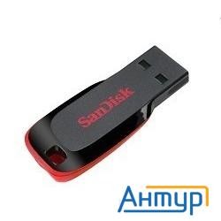 Sandisk Usb Drive 16gb Cruzer Blade Sdcz50-016g-b35 (usb2.0, Black-red)