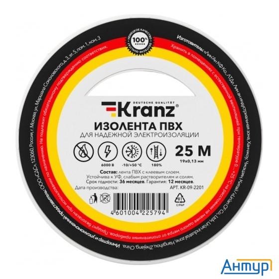 Rexant Kr-09-2201 Изолента ПВХ 0,13х19 мм, 25 м, белая Kranz
