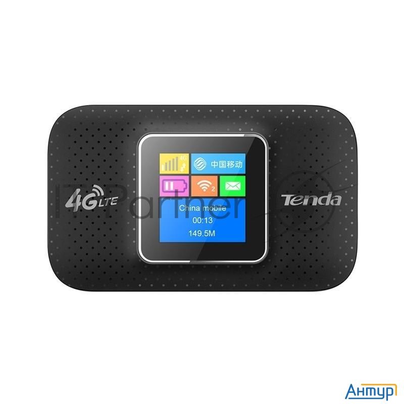 Мобильный роутер Tenda 4g185 4g Lte, встроенная батарея 2100 мАч; поддержка карт памяти до 32Гб