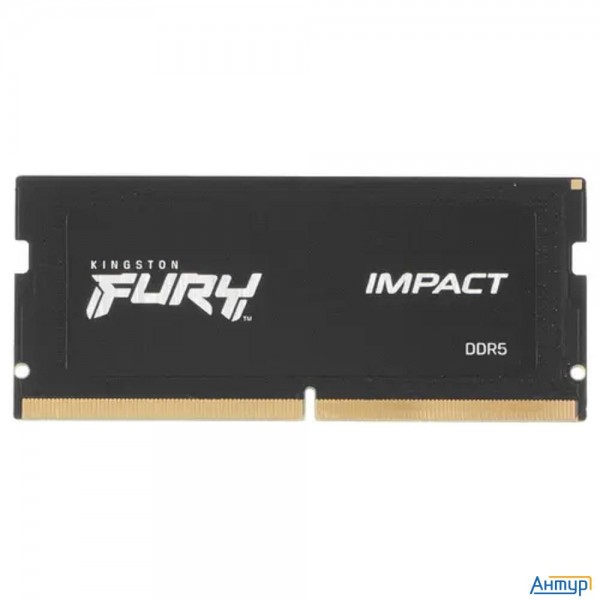 Память оперативная/ Kingston 16gb 4800mt/s Ddr5 Cl38 Sodimm Fury Impact Pnp Kf548s38ib-16