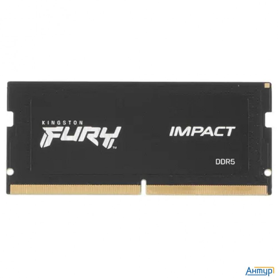 Память оперативная/ Kingston 16gb 4800mt/s Ddr5 Cl38 Sodimm Fury Impact Pnp Kf548s38ib-16