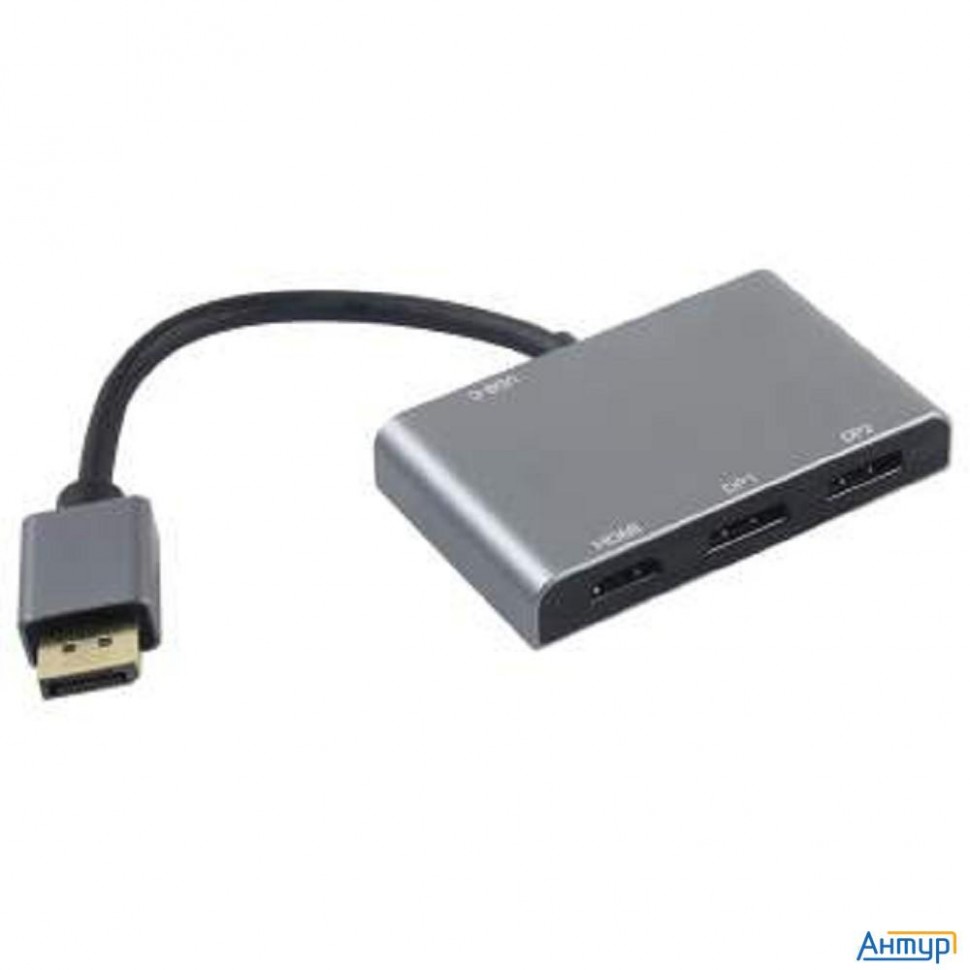 Orient C803, Кабель-адаптер/разветвитель Displayport V1.4 -> Hdmi/2dp, 8k@60hz (1 порт)/ 4k@60hz (2