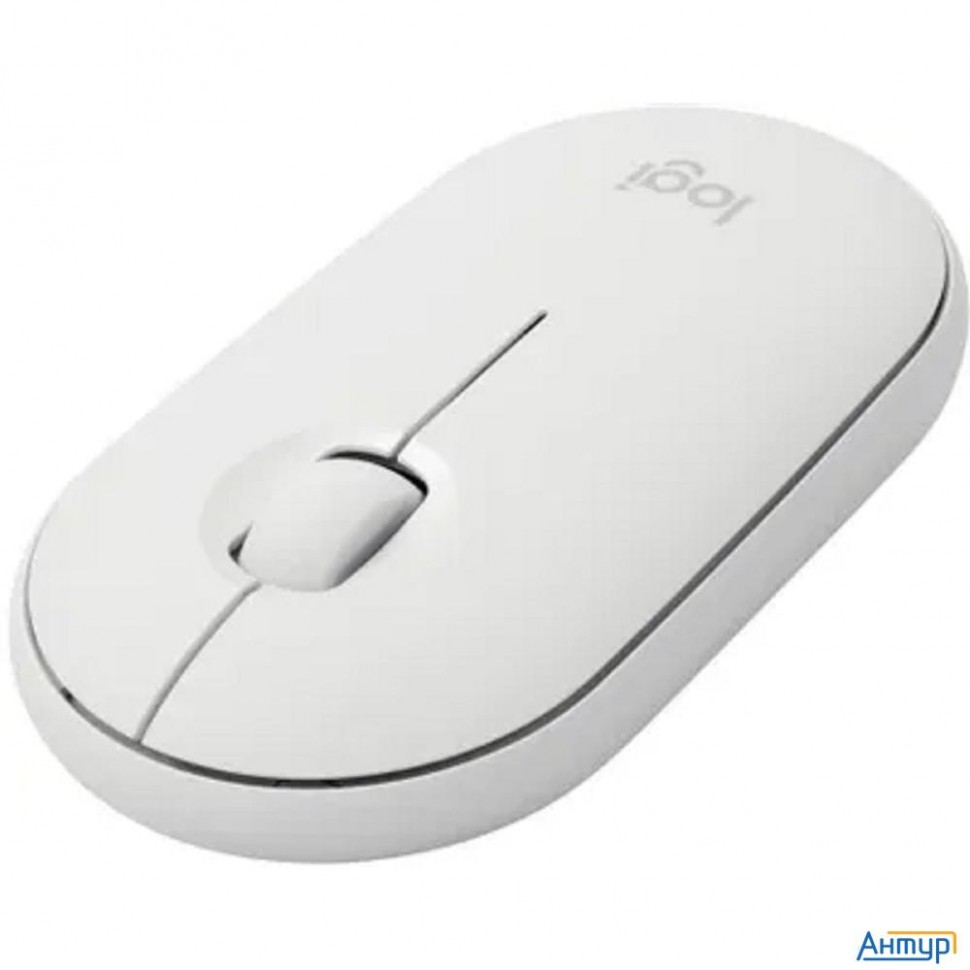 910-005716/910-005541 Мышь Logitech Pebble M350 белый оптическая (1000dpi) Silent беспроводная Bt Us