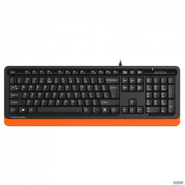 Клавиатура A4tech Fstyler Fks10 черный/оранжевый Usb [1530190]