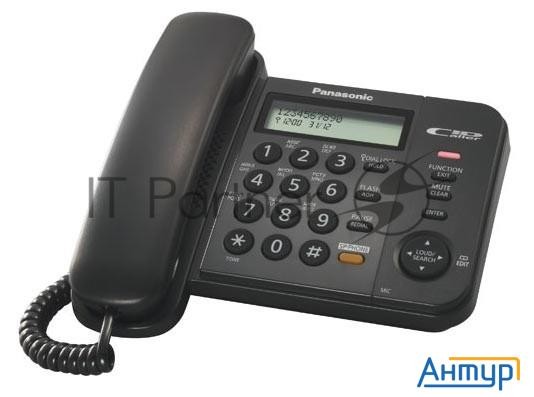 Телефон Panasonic Kx-ts2358rub (черный) {АОН,caller Id,ЖКД,блокировка набора,выключение микрофона,кн