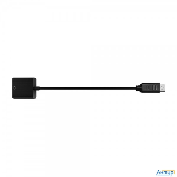 Bion Переходник с кабелем Hdmi - Displayport, 19f/20m, однонаправленный Dp->hdmi, длина кабеля 15см,