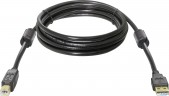Кабель Defender Usb04-10 Pro Кабель Usb 2.0  для соед. 3.0м Am/bm , зол.конт, 2фер.фил.  (87431)
