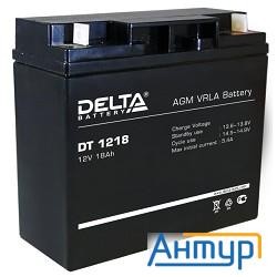 Delta Dt 1218 (18А\ч, 12В) свинцово- кислотный аккумулятор