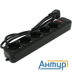 Exegate Ex221175rus Сетевой фильтр Exegate Sp-5-1.8b (5 розеток, 1.8м, евровилка, черный)